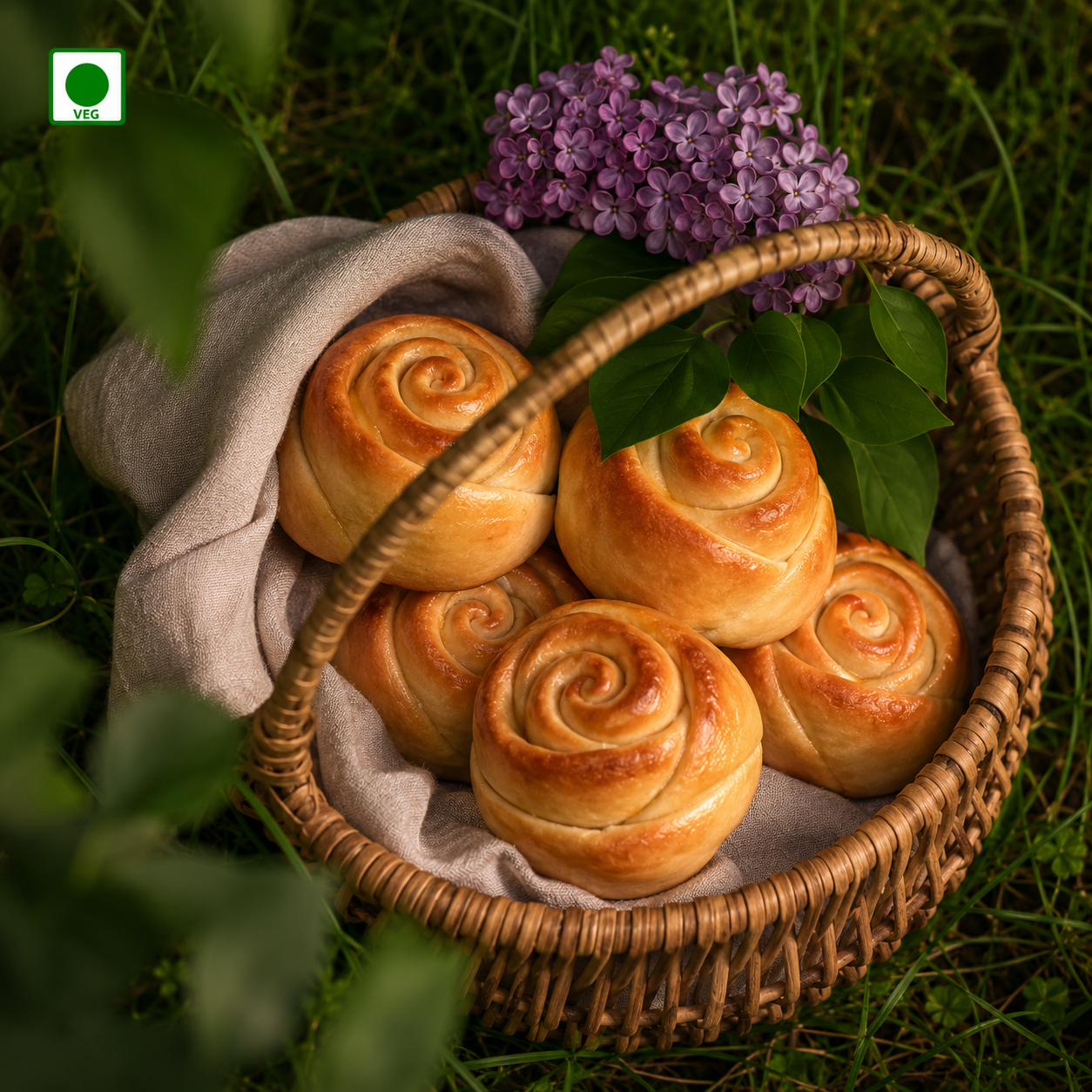 Rose Buns - Sprinklesnswirlss