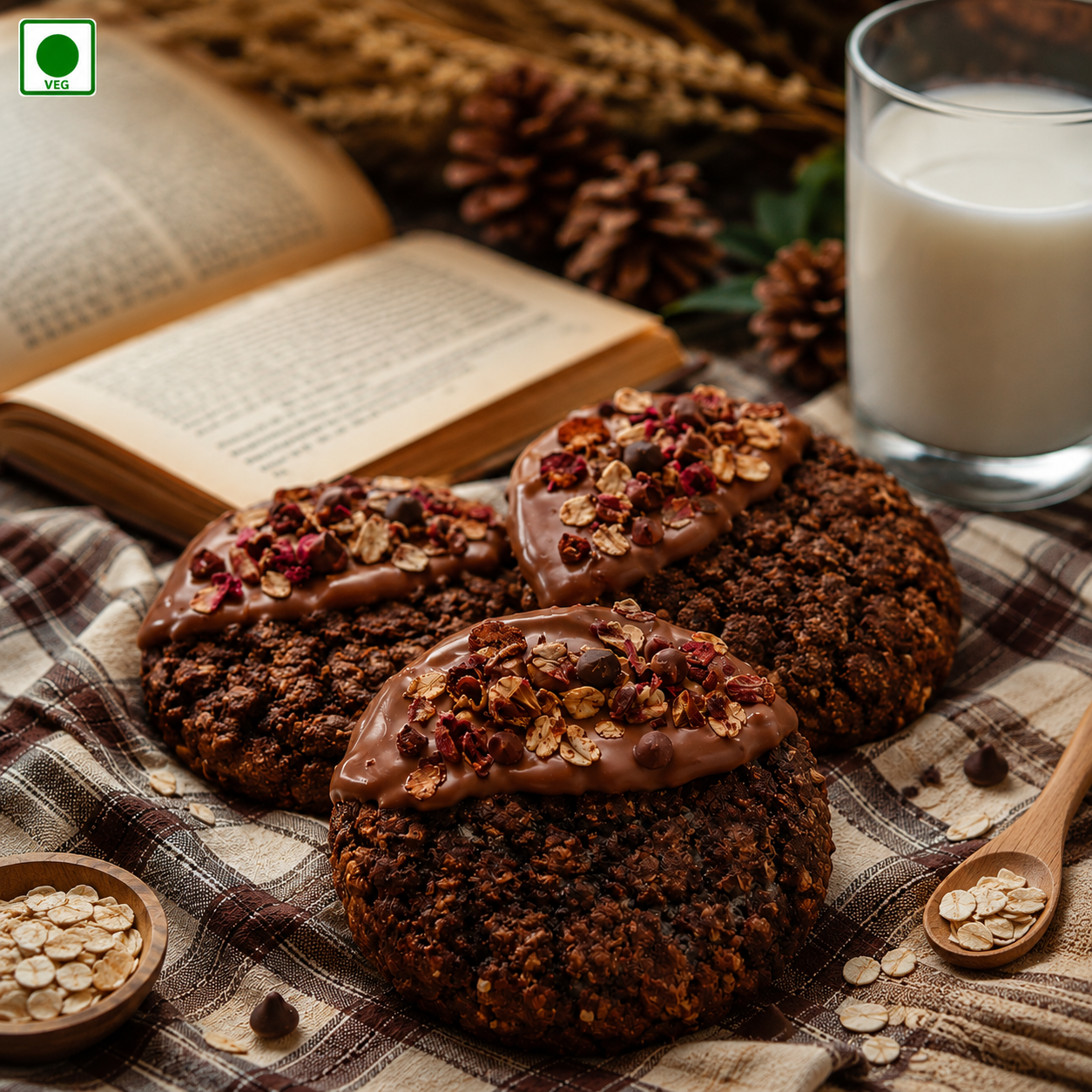 Choco Oat Crunch Cookie - Sprinklesnswirlss