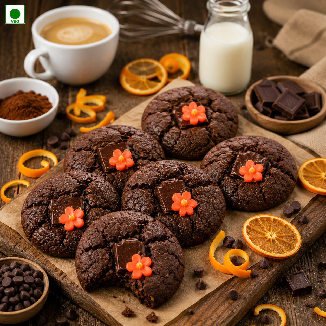 Chocorange Cookie - Sprinklesnswirlss